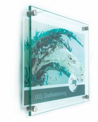 Tuerschild Wechselrahmen für Din A4 que